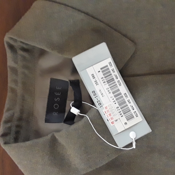 Rosée Womens blazer olive green in large 6/10/22 tub2 - Picture 2 of 2